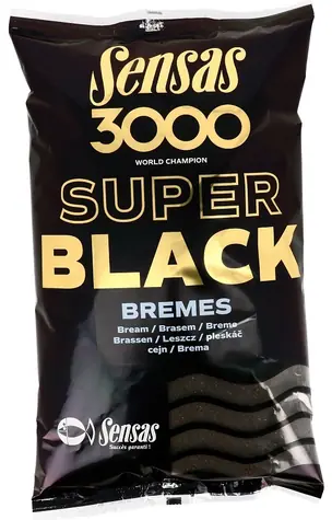 Sensas Vnadící směs 3000 Super Black Bremes (Cejn-černá) 1kg