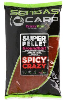 Sensas Vnadící směs Super Pellet Groundbait Spicy Crazy 1kg