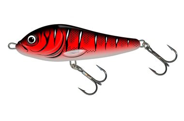 Salmo Wobler Rattlin' Slider Sinking 8cm Red Wake