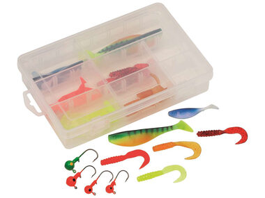 Kinetic Gumová nástraha Jig Kit Pike/Zander/Perch 32ks
