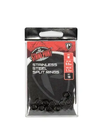 FOX Rage Kroužek Strike Point Stainless Steel Split Ring S 10ks