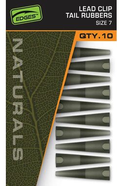 FOX Převlek Naturals Lead Clips Tail Rubbers Velikost 7 10ks
