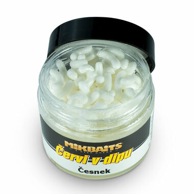 Mikbaits Červi v dipu Česnek 50ml