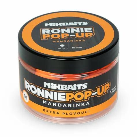Mikbaits Pop-Up Ronnie Mandarinka 150ml 16mm