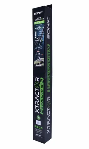 Sonik Prut s navijákem Xtractor 2 Rod Carp Kit 9' 2,7m 3lb