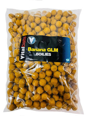 Vitalbaits Boilies Banana GLM 5kg 24mm