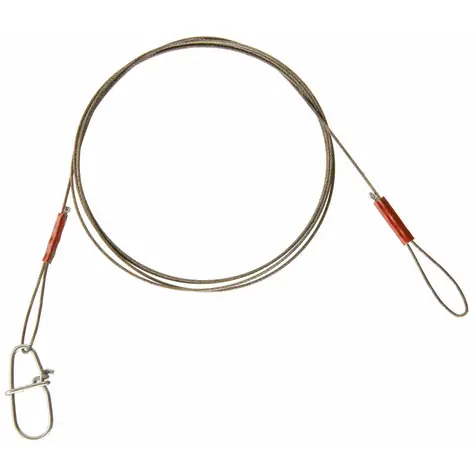 Cormoran Lanko 7x7 Wire Leader Loop and Corlock Snap Hook 6kg 60cm 2ks