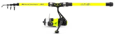 Saenger Sada prutu s navijákem Newcomer Set II 1,95m 10-30g Žlutá