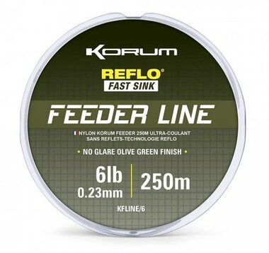 KORUM Vlasec Feeder Line 250m 0,30mm 12lb