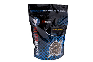 Vitalbaits Boilies Nutty Crunch 1kg 24mm