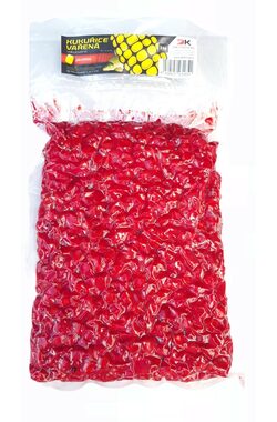 DK Fishing Partikl kukuřice Jahoda 1kg