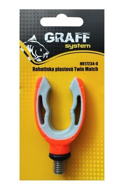 Graff Rohatinka plastová Twin Match Oranžová