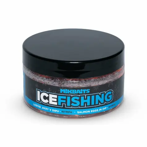 Mikbaits Lososí jikry v dipu Ice Fishing Range Nymfa 100ml