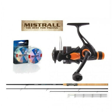 Mistrall Feederový set Stratus Method Feeder 3,3m 60g + vlasec ZDARMA