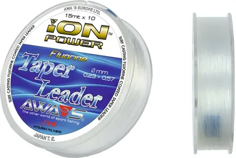AWA-S Vlasec Ion Power Fluorine Taper Leaders 10x15m 0,20-0,57mm