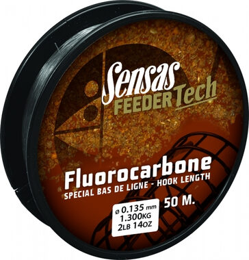 Sensas Fluorocarbon Feeder-Tech 50m 0,210mm 3,34kg