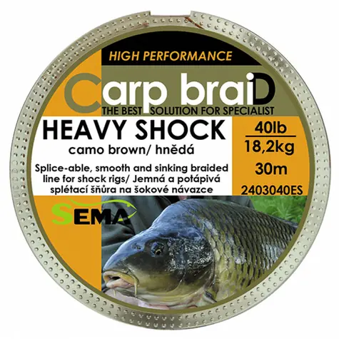 Sema Šňůrka Heavy Shock 30m 40lbs 18,2kg