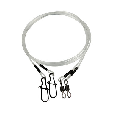 Effzett Návazec Mono Spin Leader Velikost 4 24kg 0,9mm 55cm 2ks