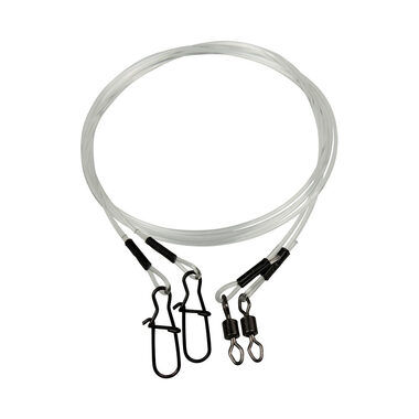 Effzett Návazec Mono Spin Leader Velikost 6 21kg 0,8mm 55cm 2ks