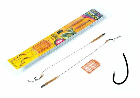 Extra Carp Návazec Boilie Rig EXC 666 Velikost 2 25lb 20cm 2ks