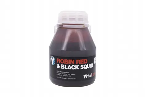 Vitalbaits Dip Robin Red & Black Squid 250ml