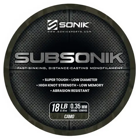 Sonik Vlasec Subsonik Camo 3000m 0,35mm 18lb