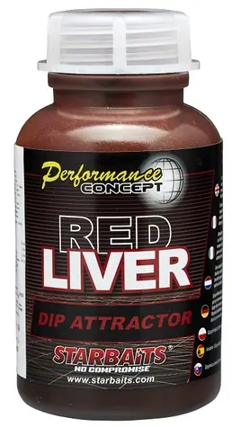 Starbaits Dip Red Liver 200ml