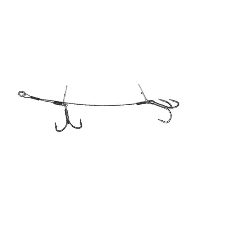 Savage Gear Návazec Carbon49 Double Stinger Velikost 1 10,5cm 16kg 2ks