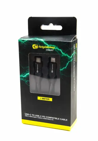 RidgeMonkey Nabíjecí kabel Vault USB C to C Cable 1m