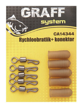 Graff Rychloobratlík + konektor 5ks Hnědá