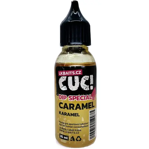 LK Baits Dip CUC! Speciál Karamel 35ml