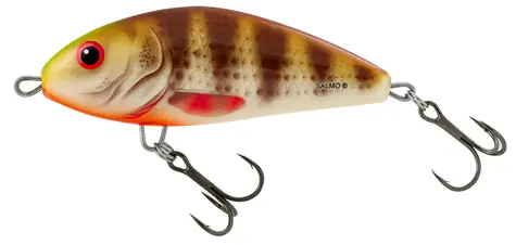 Salmo Wobler Fatso Floating 12cm Spotted Brown Perch