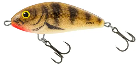 Salmo Wobler Fatso Sinking 8cm Emerald Perch