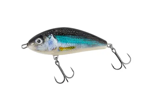 Salmo Wobler Fatso Sinking 12cm Spotted Holo Smelt