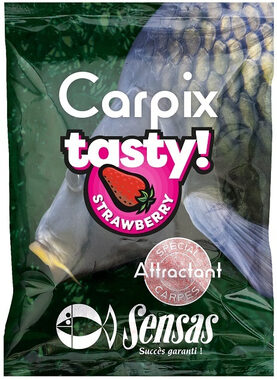 Sensas Posilovač Powder Carp Tasty Strawberry (jahoda) 300g