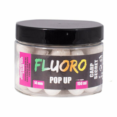 LK Baits Pop-Up Fluoro Boilies Carp Secret 150ml 14mm