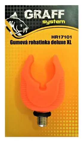 Graff Gumová rohatinka Deluxe XL Oranžová