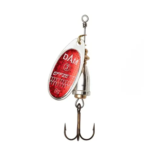 Effzett Třpytka Executor Spinner 8g Velikost 4 Reflex Red