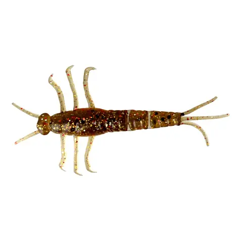 Savage Gear Gumová nástraha 3D LB PVC Mayfly 5cm Brown Glitter 8ks