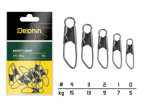 Delphin Karabinka Safety snap Velikost 0 5kg 10ks