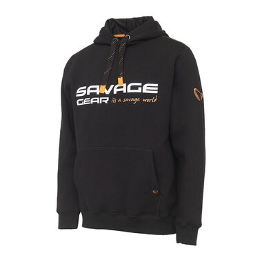 Savage Gear Mikina Cosmo Hoodie Black Ink S