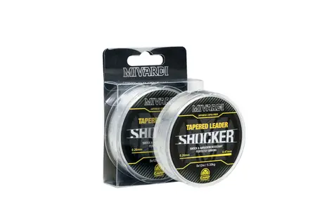 Mivardi Ujímaný vlasec Shocker Tapered Leader 5x12m 0,26-0,47mm