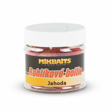 Mikbaits Rohlíkové boilie Jahoda 50ml