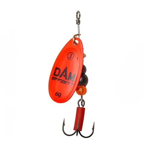 Effzett Třpytka Fluo Spinner 20g Velikost 6 Red