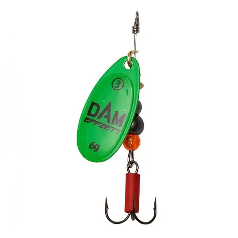 Effzett Třpytka Fluo Spinner 4g Velikost 2 Green
