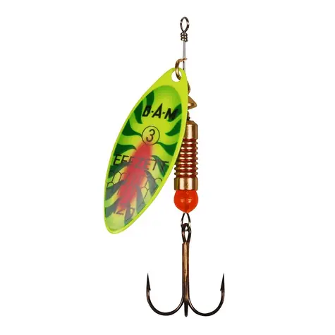 Effzett Třpytka Predator Spinner 3g Velikost 0 Fire Shark