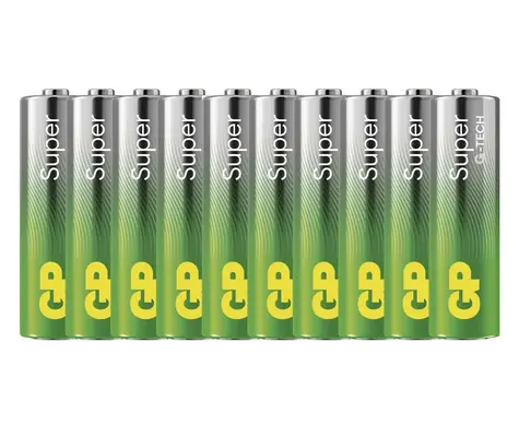 GP Alkalická baterie Super AA (LR6) 10ks