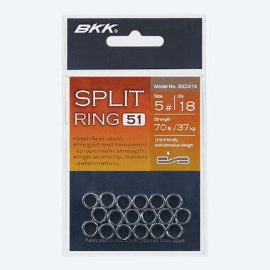 BKK Kroužek Split Ring-51 Velikost 3 22,6kg 18ks