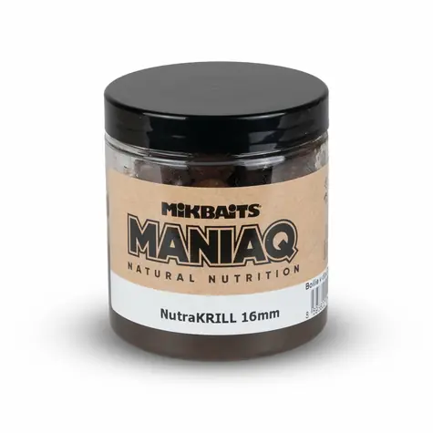 Mikbaits Boilies v dipu ManiaQ NutraKRILL 250ml 16mm