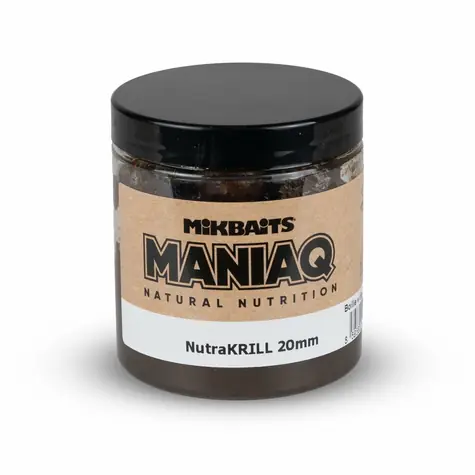 Mikbaits Boilies v dipu ManiaQ NutraKRILL 250ml 20mm